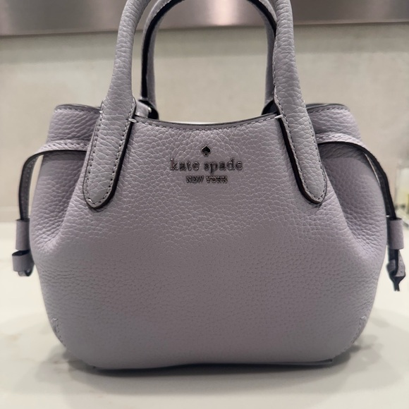 Kate Spade Dumpling Small Satchel Mountain Gray - Picture 2 of 4